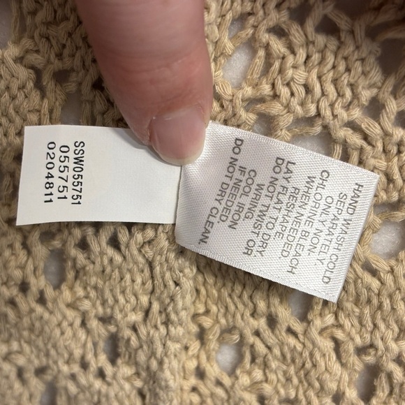 J Jill Knit Cotton Short Sleeve Open Cardigan Sweater Tunic S - Picture 6 of 7